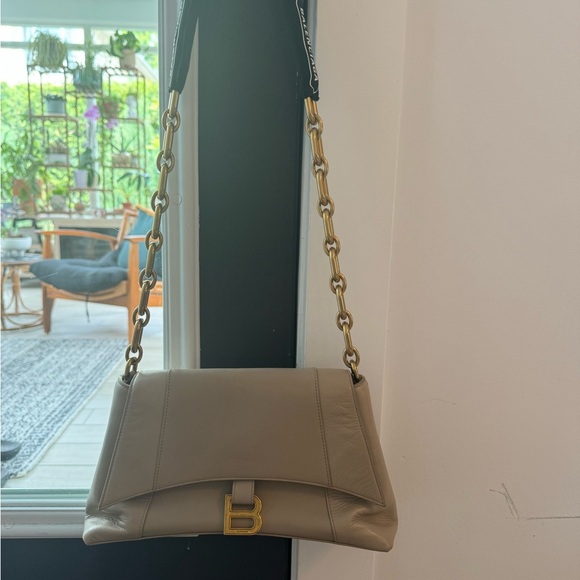 Balanciaga small downtown shoulder bag taupe - Picture 3 of 9